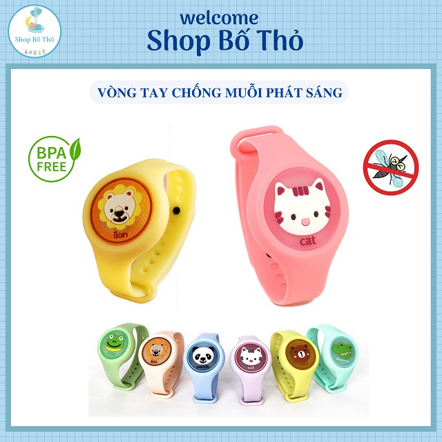 Vòng Đeo Tay Chống Muỗi Cho Bé - Chiết Xuất 100% Tinh Dầu Chanh Sả Tự Nhiên, An Toàn Cho Bé.