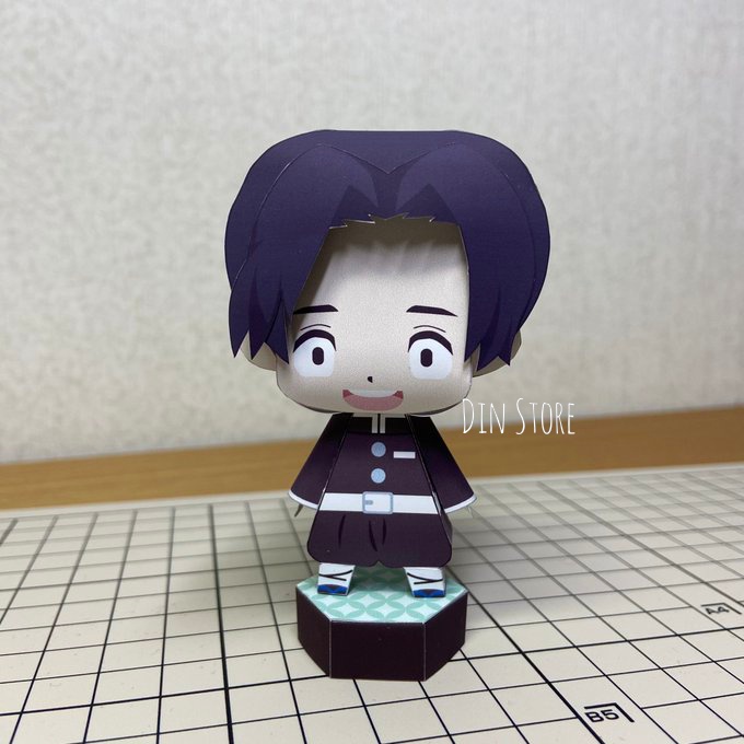 Mô hình giấy Kimetsu No Yaiba  - Mô Hình Sabito , Makomo, Genya , Fushiguro , Tamayo - KIT MÔ HÌNH ANIME