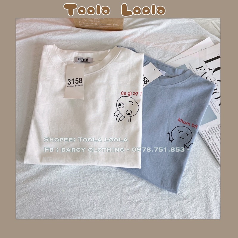 áo thun 3158 ✨ FREESHIP ✨ áo thun cặp đôi ngộ nghĩnh unisex nam nữ