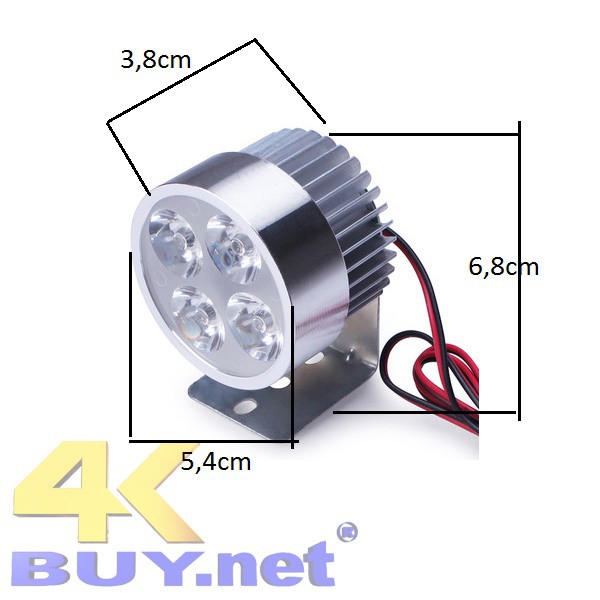 Cặp đèn pha xe đạp điện xe máy 12V-80V