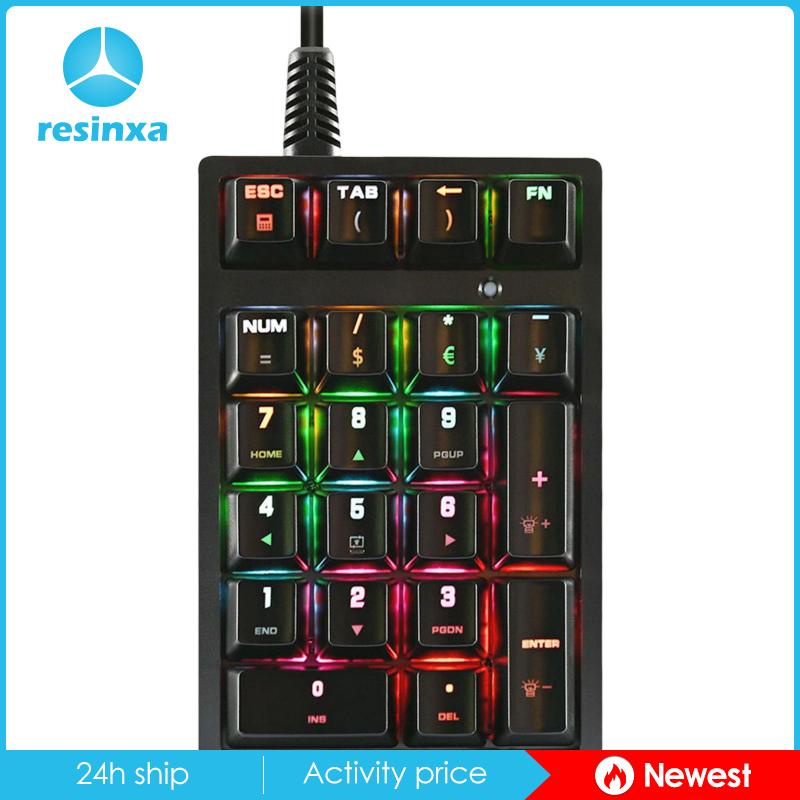 Bàn Phím Số Cơ K21 Mini 21 Phím Cắm Và Sử Dụng Cổng USB