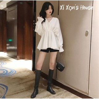 Áo kiểu nữ dáng xòe quảng châu