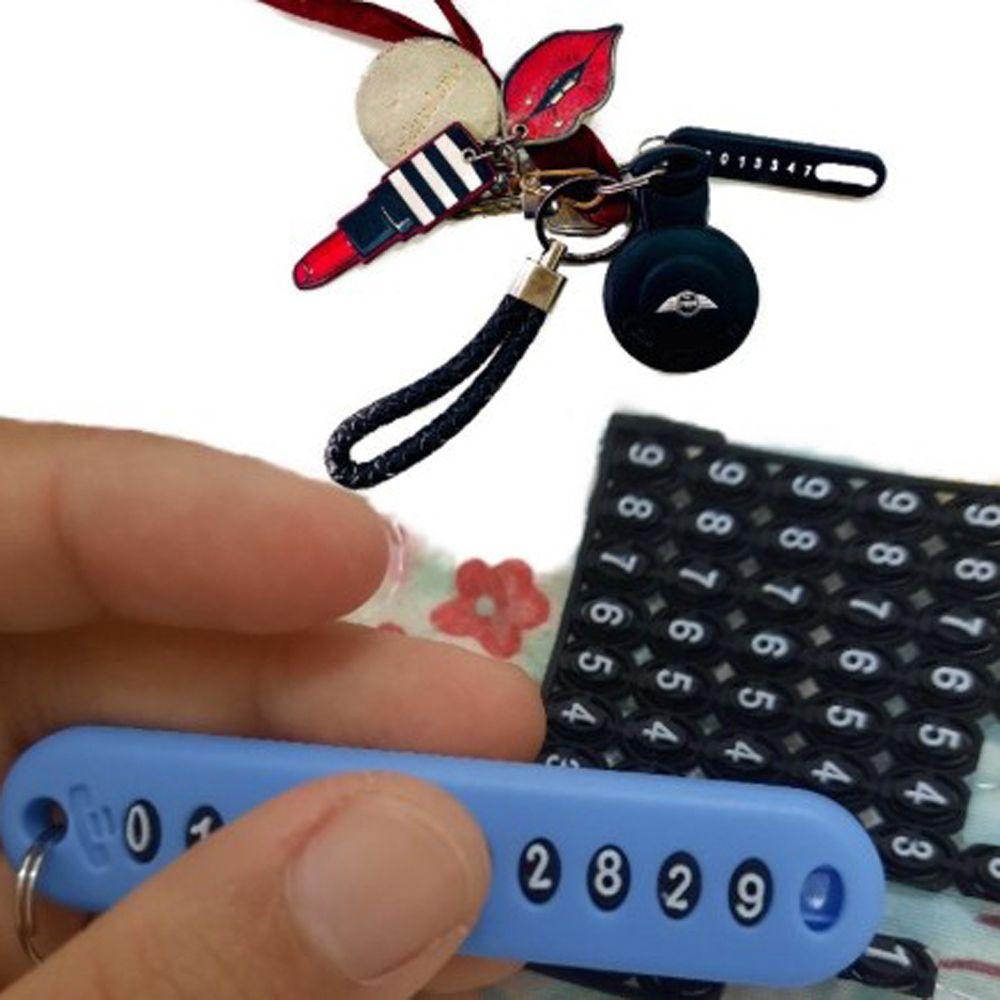 LILYES Móc Treo Chìa Khóa Điện Thoại Bằng ABS Nhiều Màu Tùy Chọn