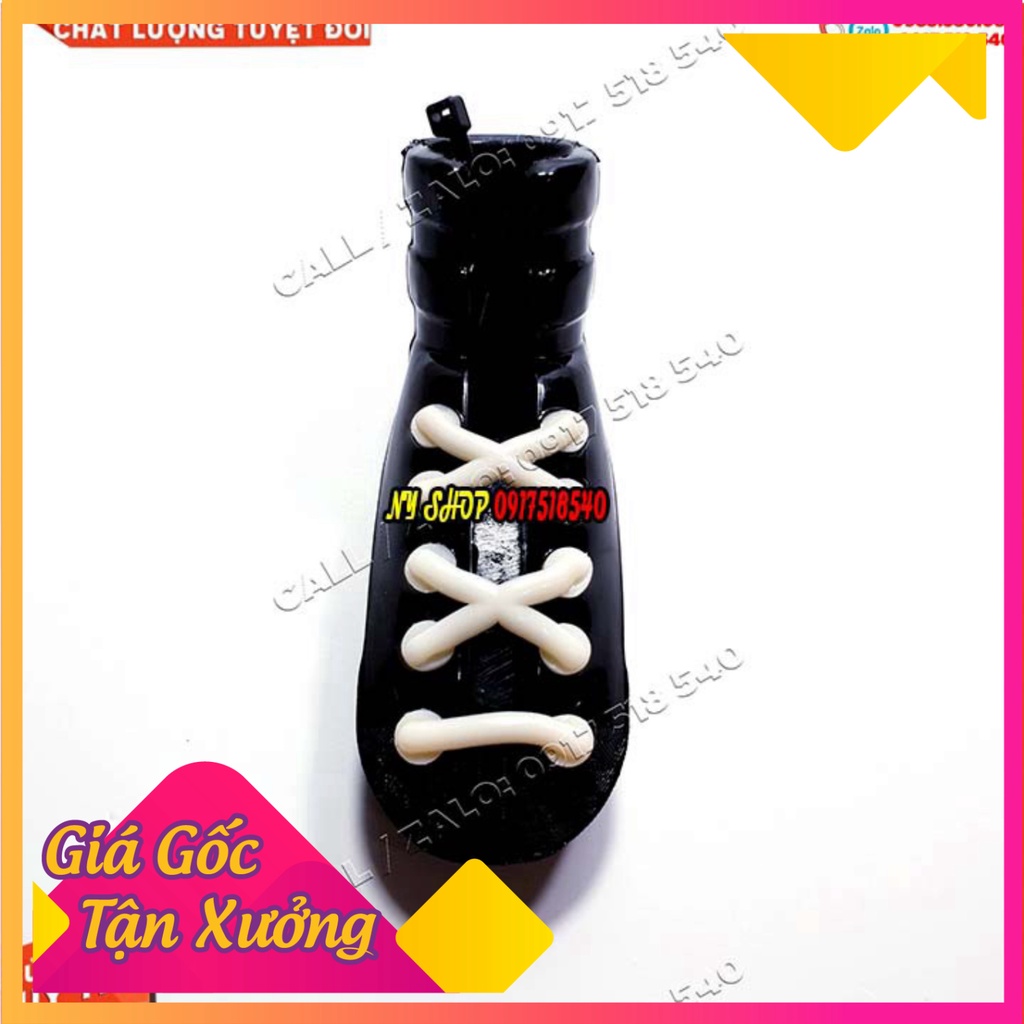 Bọc cao su chân chống cho mọi loại xe 3D kiểu giày thể thao Tặng Đai siết inox