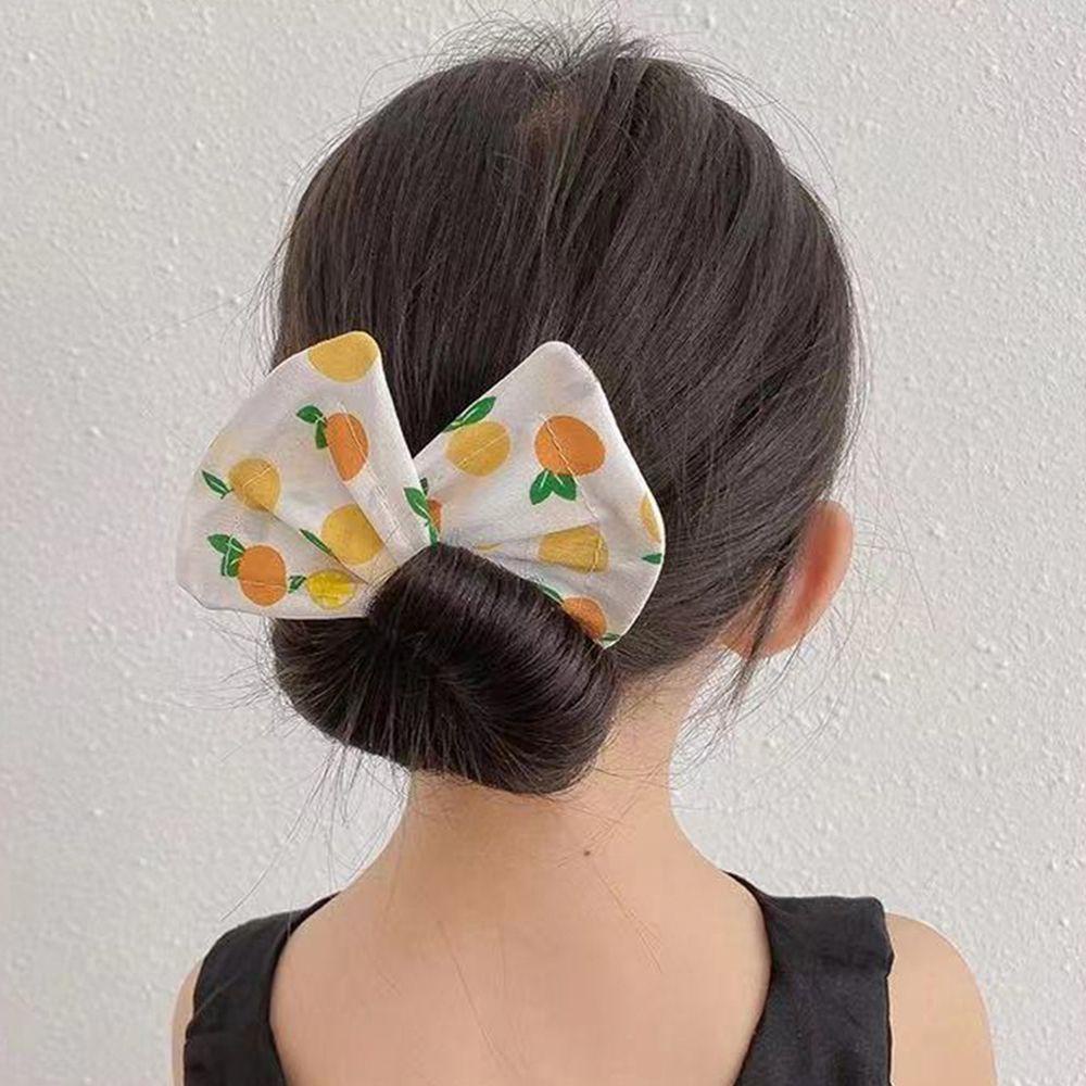 Aaron1 Dụng Cụ Tạo Búi Tóc Thắt Nơ Thời Trang Mùa Hè Dành Cho Bé Gái