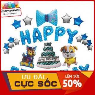 Set sinh nhật dành cho bé trai tuổi Tuất – Mã SP-A10 [CHUẨN ẢNH - Tặng Kèm bơm tay + băng dính]