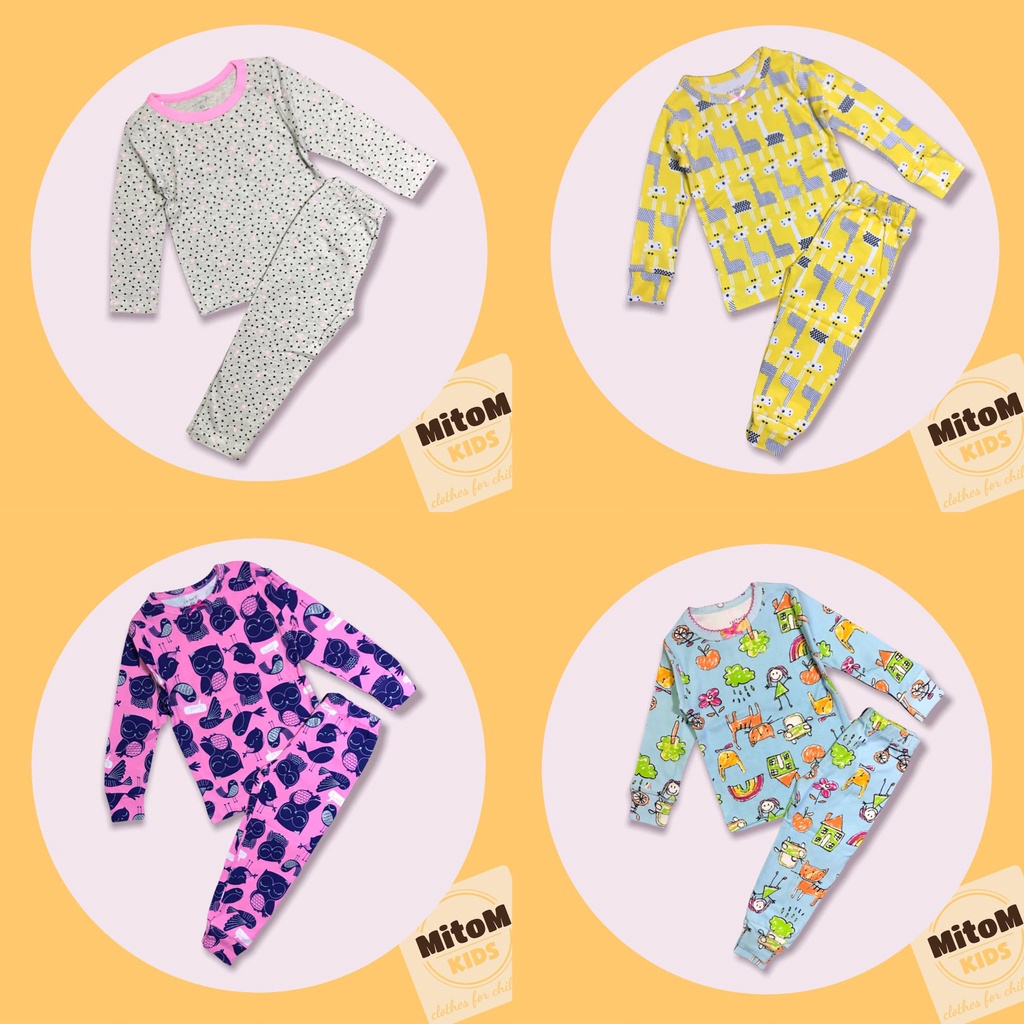 [SALE SỐC] Set 3 bộ dài bé gái ♥️ FREESHIP ♥️ Chất thun borip loại 1 mềm mịn, co giãn tốt, họa tiết tươi sáng