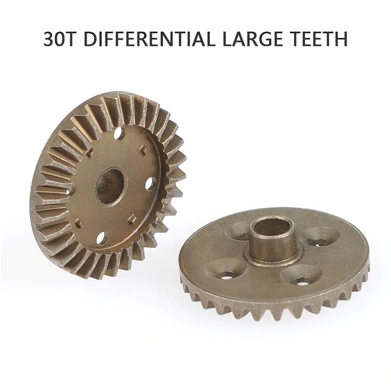 Bộ phận Wltoys 144001 Nâng cấp Bánh răng kim loại 30T 16T 10T Bánh răng dẫn động vi sai cho Wltoys 144001 12428 12429 12423 12429
