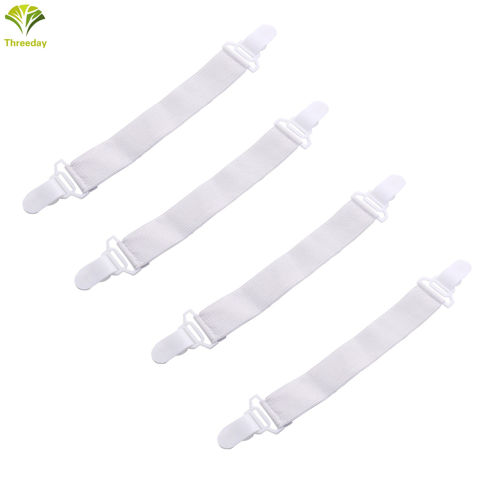 Set 4 Dây Đai Co Giãn Giữ Cố Định Ga Trải Giường Tiện Dụng