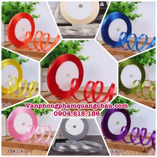 Ruy băng vải bóng (Bản rộng 1cm, dài 20 mét) - 01 cuộn