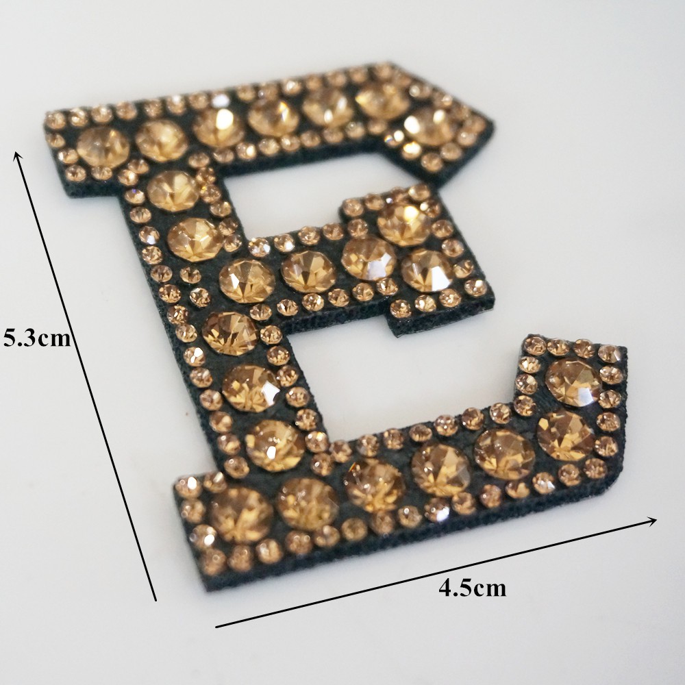 Sâm Panh Chữ Cái Đính Đá Kim Cương Giả May Quần Áo / Mũ / Túi Xách / Quần Áo diy