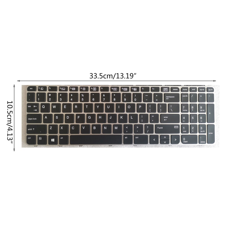 Bàn Phím Tiếng Anh Cỡ Nhỏ Dành Cho HP EliteBook 755 G3 850 G3 850 G4