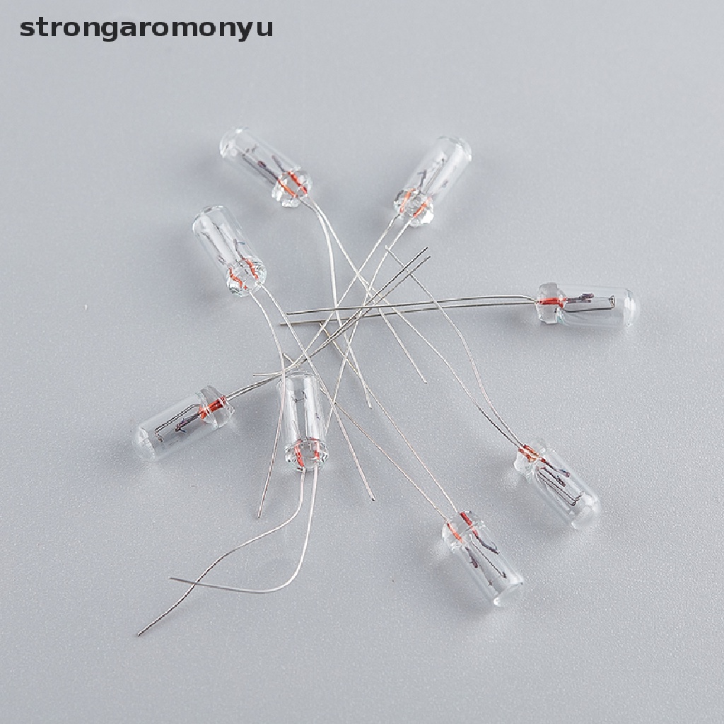 10 Bóng Đèn Sợi Đốt Mini 3 / 4 / 5mm 3 / 6 / 12 / 24V