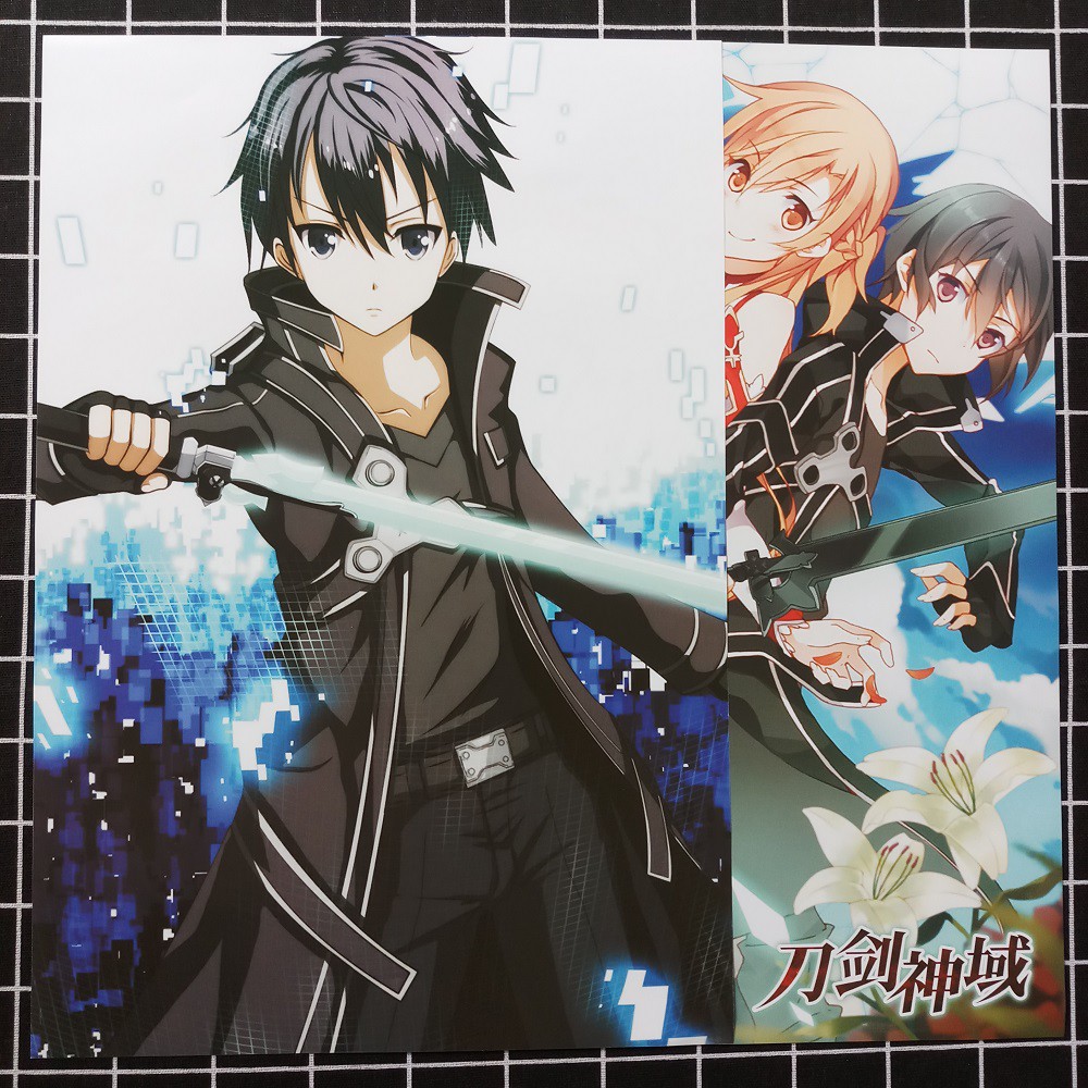 Poster Anime SAO - Sword Art Online (8 Tờ)