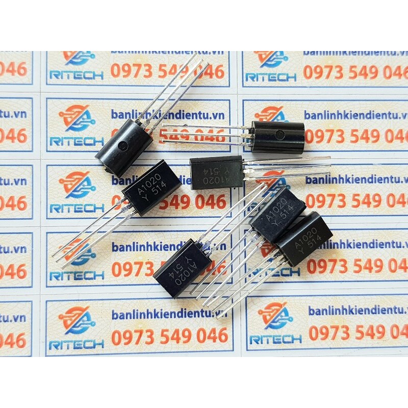 COMBO 20 CON 2SA1020, A1020 Transistor PNP 2A/50V TO-92L