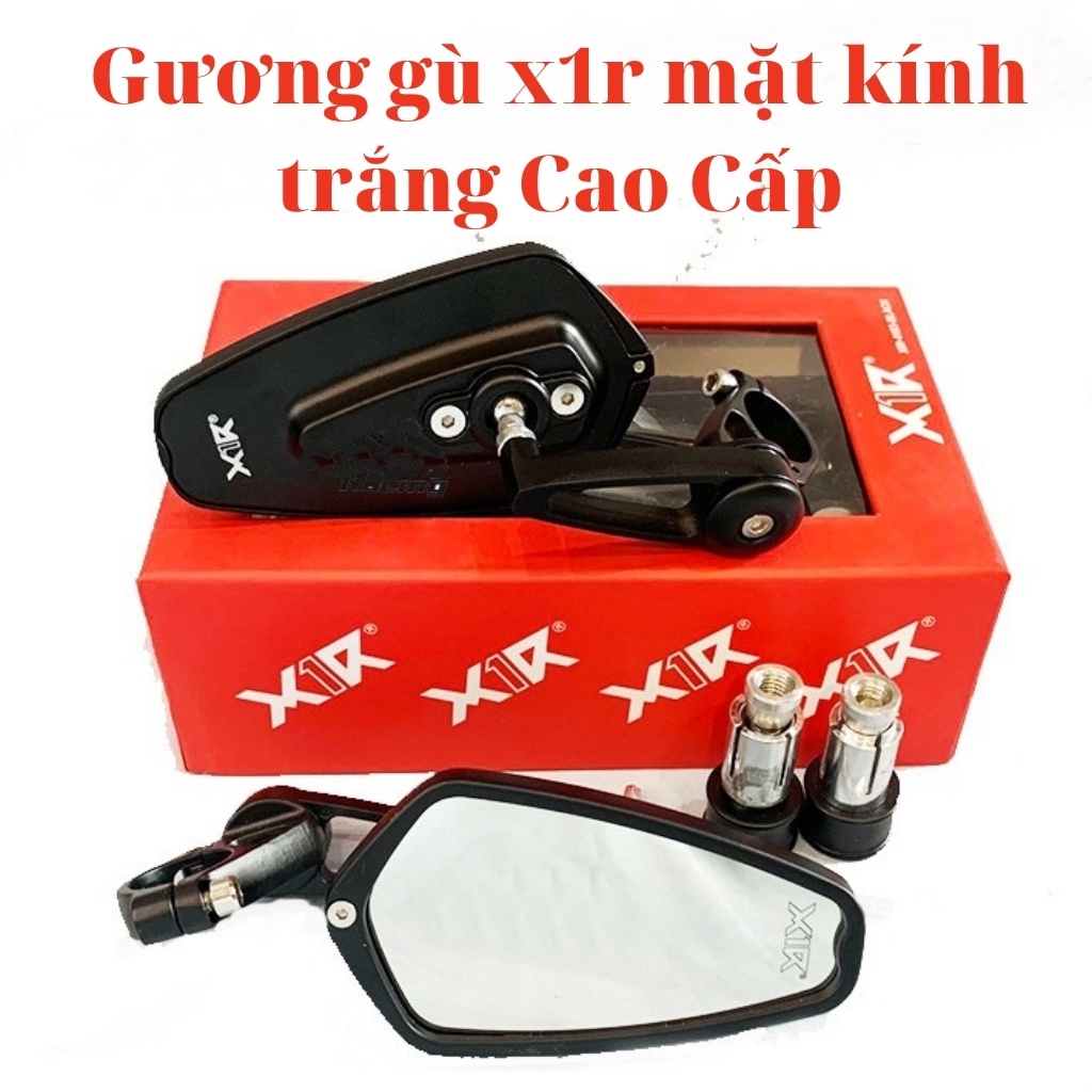 Gương xe máy thời trang 5 cạnh X1R chính hãng bảo hành 1 năm không bị trờn ren trong quá trình sử dụng