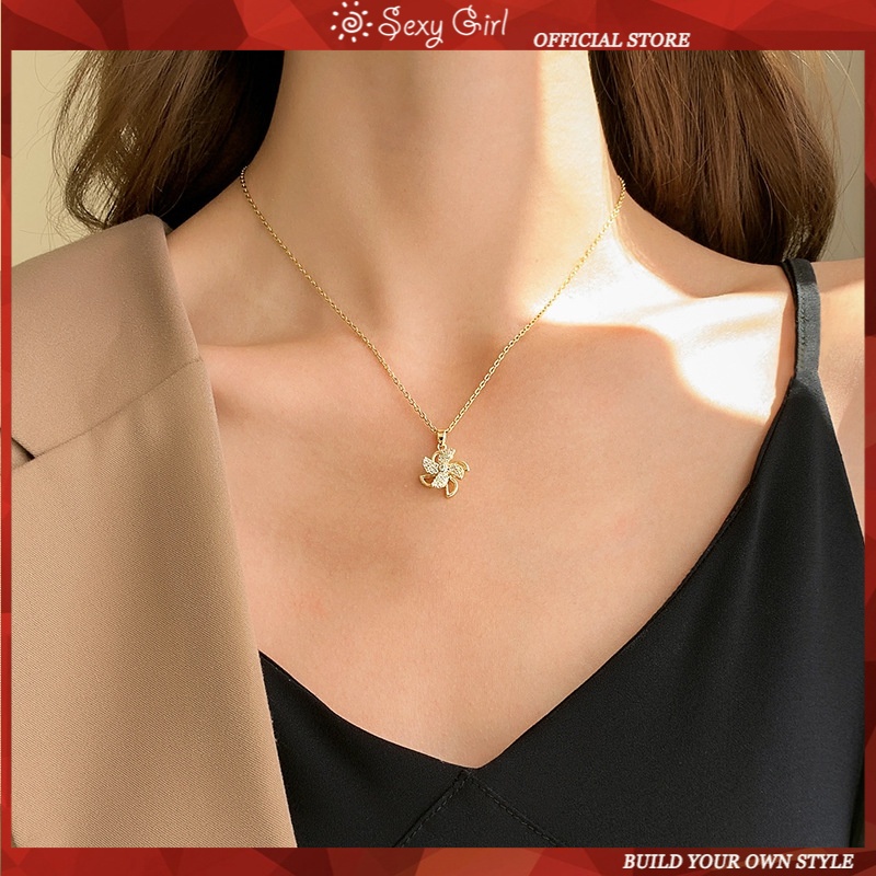 Vòng cổ mặt chong chóng gió xoay đơn giản mới 2021