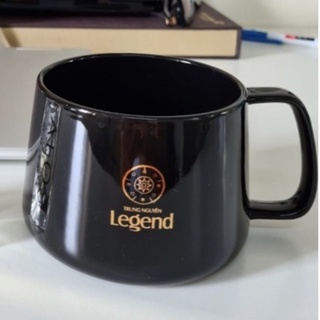 Ly Sứ Trung Nguyên Legend VIP – Màu Đen Nhũ Vàng – 350ml – Gốm Bát Tràng
