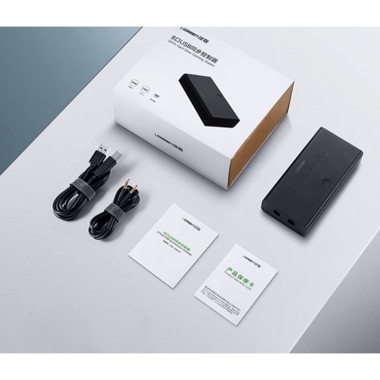 Bộ KVM Đồng Bộ 1 bộ chuột, bàn phím điều khiển đồng bộ 8 máy tính cao cấp Ugreen 60102 Chính Hãng