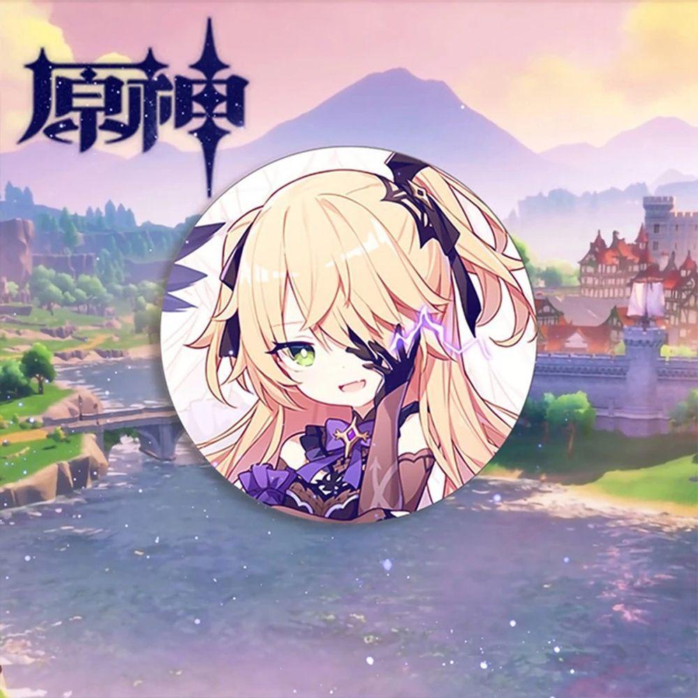 Ghim Cài Áo Hình Anime Genshin Va Chạm Cho Bé