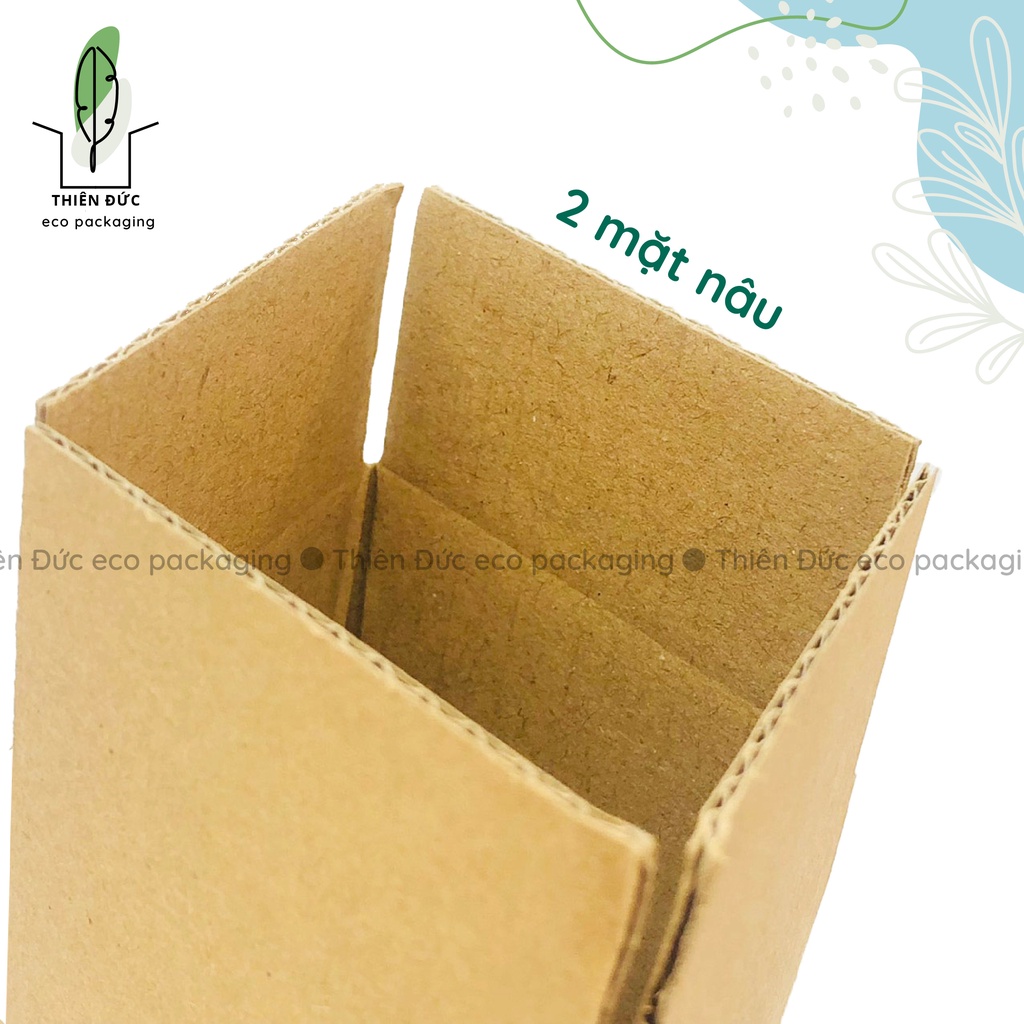 Combo 50 hộp giấy 10x6x6 cm rất cứng cỡ nhỏ giá rẻ - bao bì xanh/thùng giấy đựng phụ kiện, linh kiện, lọ nhỏ...