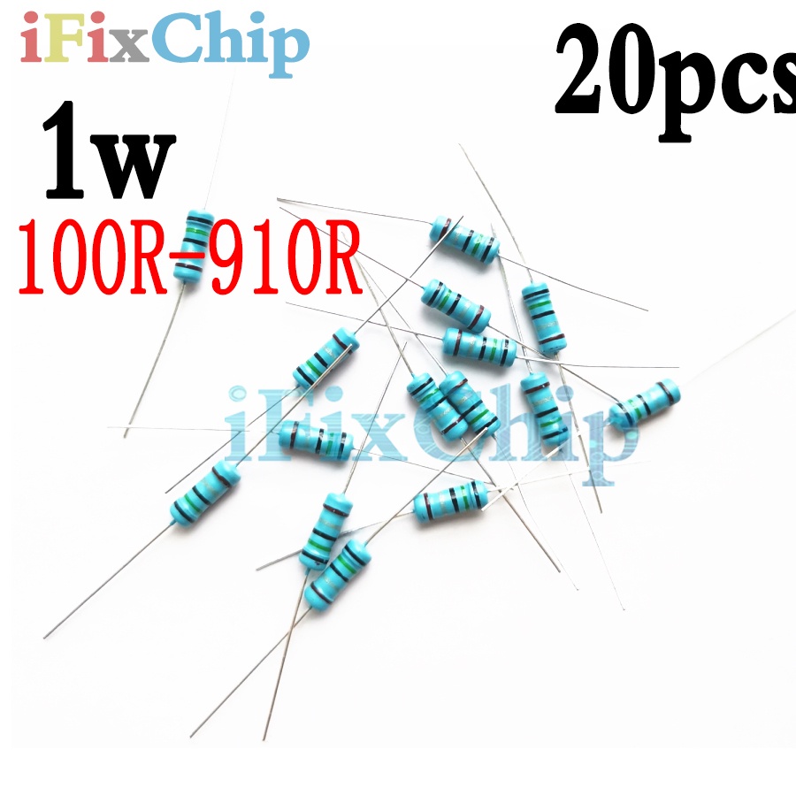 Set 20 điện trở phim 1W 100R-910R 120R 200R 300R 330R 470R 510R 680R 820R ohm