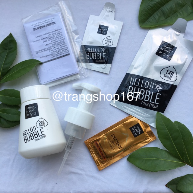 Thuốc nhuộm tóc Mise en Scene hello bubble foam color (mẫu mới) | BigBuy360 - bigbuy360.vn