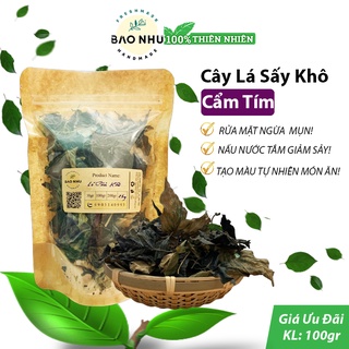 Lá cẩm tím sấy khô, tạo màu thực phẩm