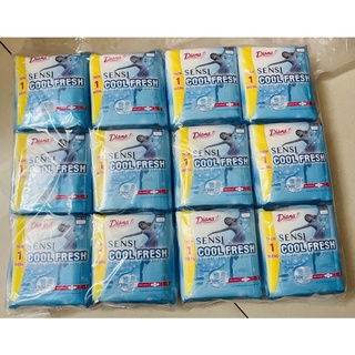 Lốc 6 gói BVS Diana Sensi Cool Fresh-mỗi gói tặng thêm 1 miếng