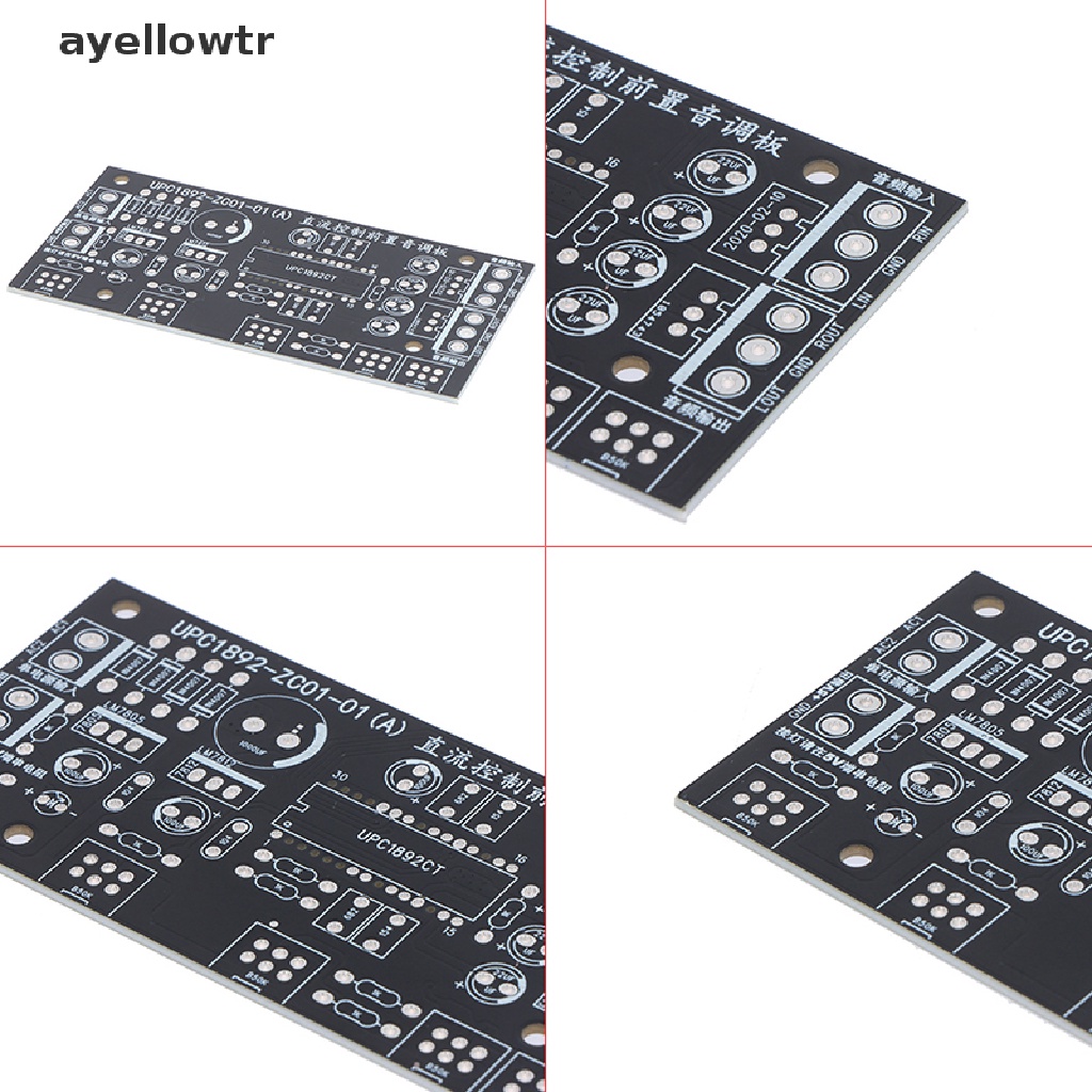 【aye】 UPC1892 Preamplifier Tone Control Board Kits Speaker Amplifiers DIY Treble Bass .