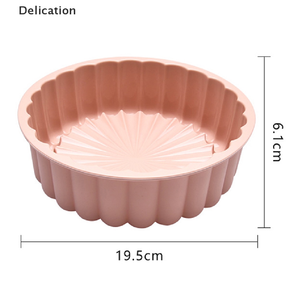 Khuôn Silicone Làm Bánh Hình Tròn Chống Dính Tiện Dụng