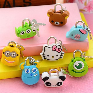 Ổ Khóa Mini Siêu Cute Hình Thú