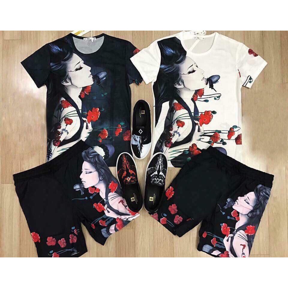 Ưu Đãi - Free ship đơn hàng từ 2 bộ: Bộ cô gái ( đen - trắng )