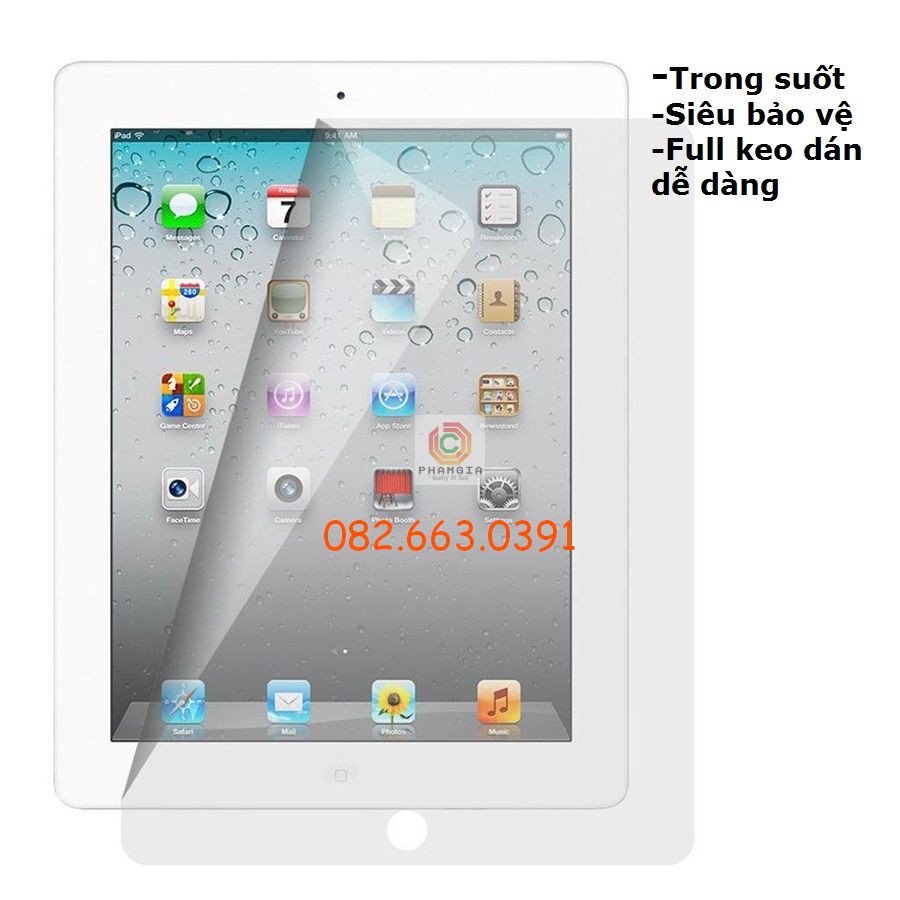 Dán PPF bóng, nhám cho iPad mini 1234 màn hình, mặt lưng, full lưng viền siêu bảo vệ