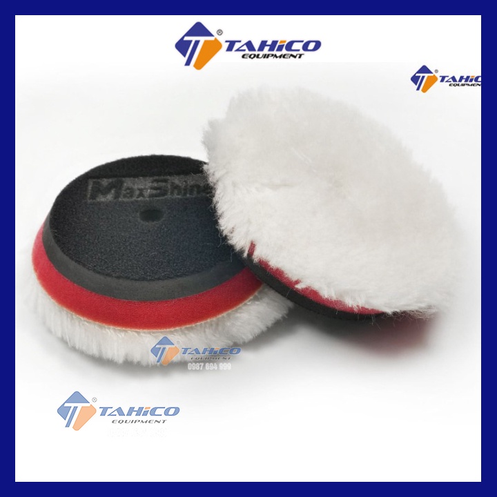 Phớt lông cừu xoắn đánh bóng 3 inch phá xước Wool Cutting Pad ⚡ CHÍNH HÃNG⚡ - Tahico