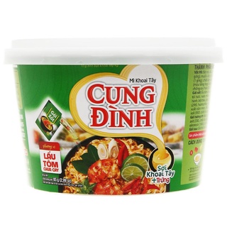 Mì thố Cung Đình lẩu tôm chua cay