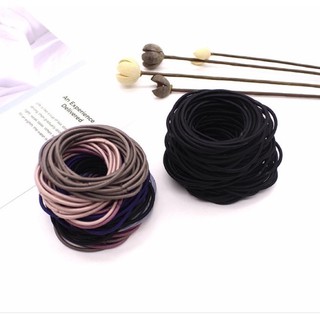 Set 50 Chun Cột Tóc Nhiều Màu Siêu Bền