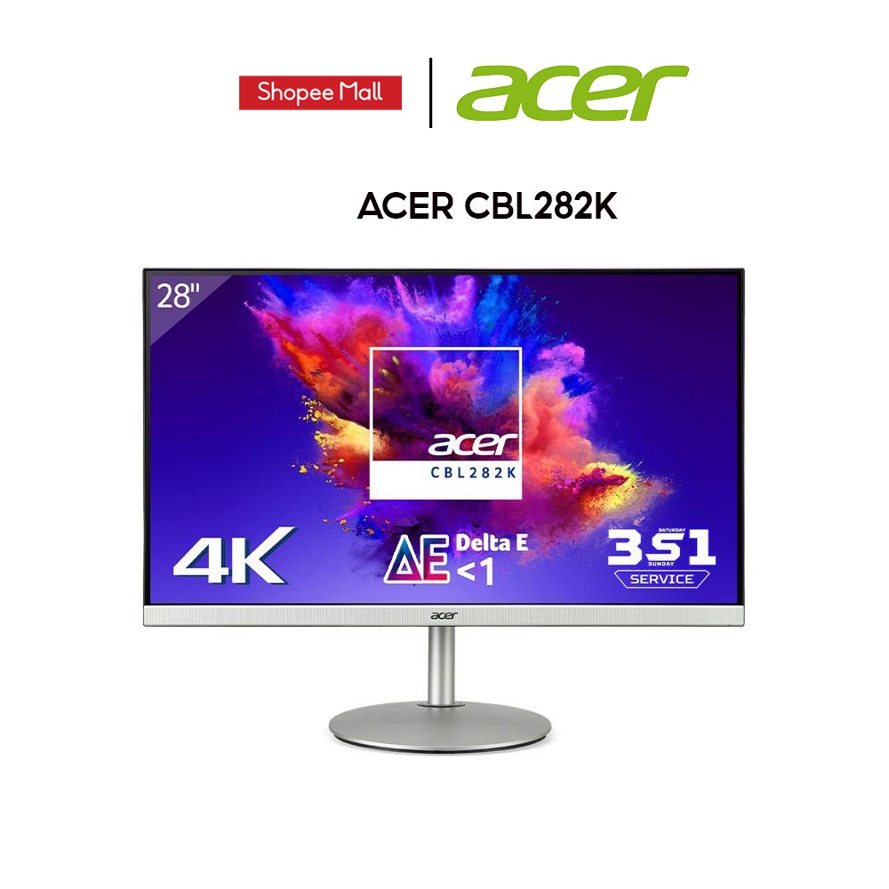 Màn Hình Acer CBL282K 28" 4K IPS chuyên đồ họa Delta E  1