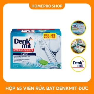 Viên rửa bát denkmit dành cho máy rửa chén bát - hộp 65 viên