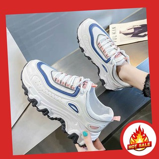 Giày thể thao sneakerss nữ độn đế phối màu siêu xinh Cameoo