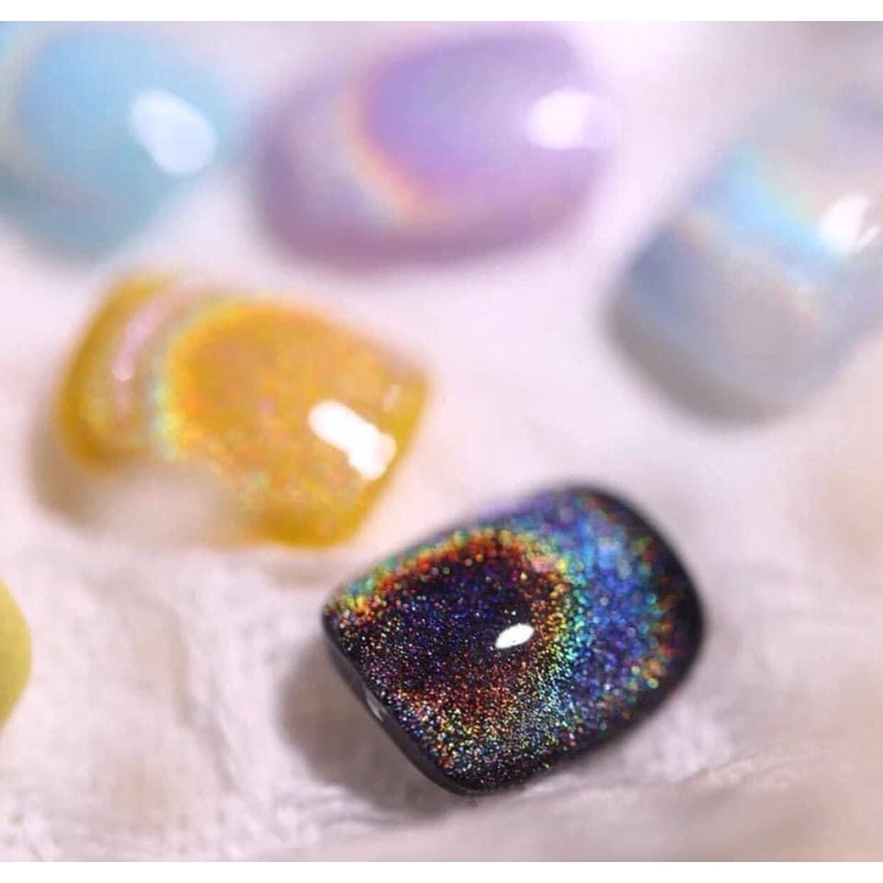 Sơn mắt mèo kim cương cầu vồng