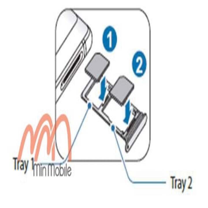 Khay sim điện thoại Samsung Note 9 2 sim
