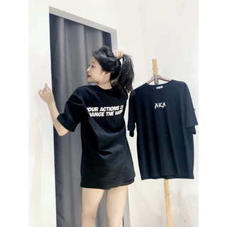 [AKA CLOTHING] Áo thun Unisex AKA ĐEN 100% Cotton