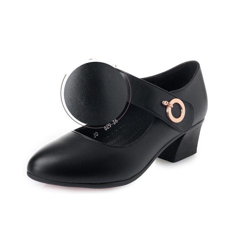 Giày Búp Bê Mary Jane Da Mềm Mũi Tròn Thời Trang Xuân Thu 2022 3.5cm Cho Nữ