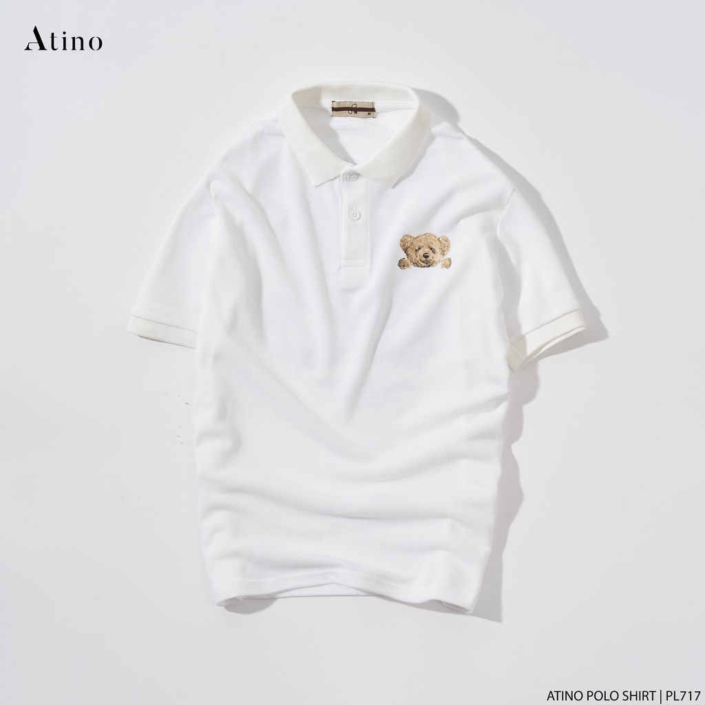 Áo Polo Nam ATINO vải cá sấu Cotton thoáng mát trẻ trung chuẩn form regular PL717