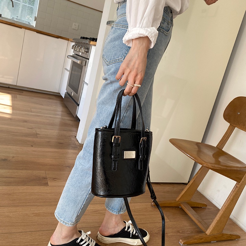 Túi xách tay IELGY phong cách retro Hàn Quốc thiết kế thời trang cao cấp cho nữ