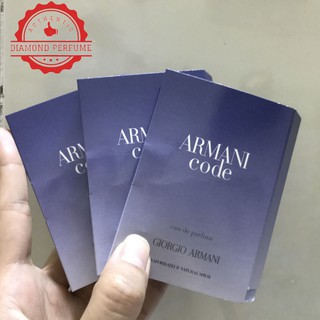 Vial nước hoa nữ Giorgio Armani Code EDP 1.2ml