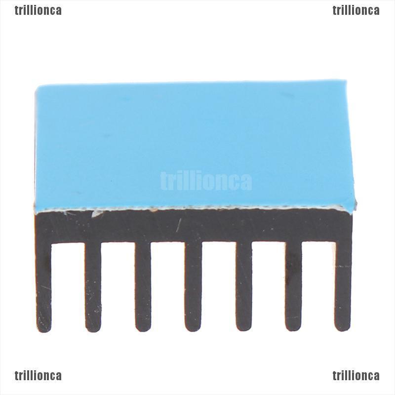 Set 10 Miếng Tản Nhiệt Bằng Nhôm Đen 14x14 X 6mm | BigBuy360 - bigbuy360.vn