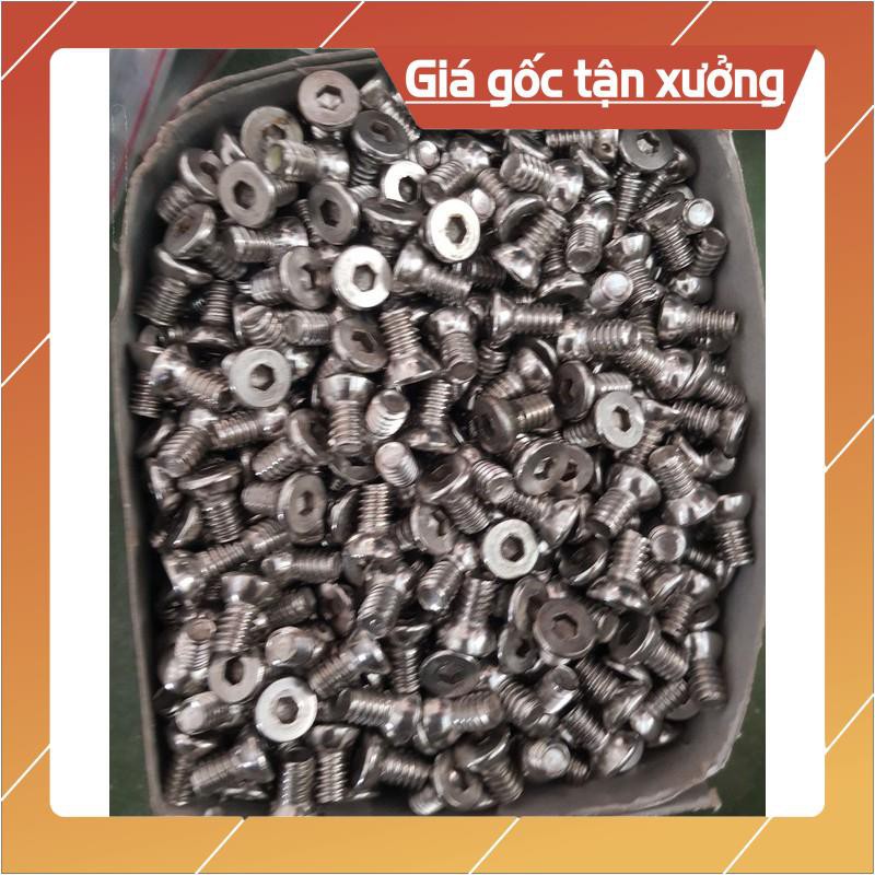 Vít lục giác dùng cho ke vĩnh cửu bắt góc của nhôm, M6, dùng đầu lục giác 4mm
