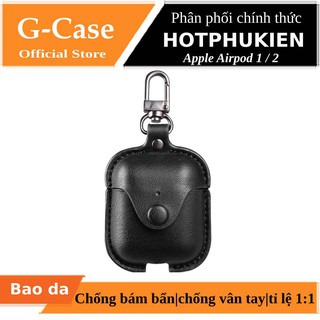 Bao case da cho tai nghe Apple Airpods 1 / 2 hiệu G-Case Bussiness (chống vân tay, chống bám bẩn) - Hàng nhập khẩu